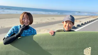 YouTube 【サーフィン歴2年】コシサイズの波を攻めてみた♪ サーフィン初心者女子の成長日記 東京 秋葉原