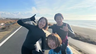 YouTube 【コシハラ】良い波の日に素敵な出会いがありました! サーフィン初心者女子の成長日記 東京 秋葉原